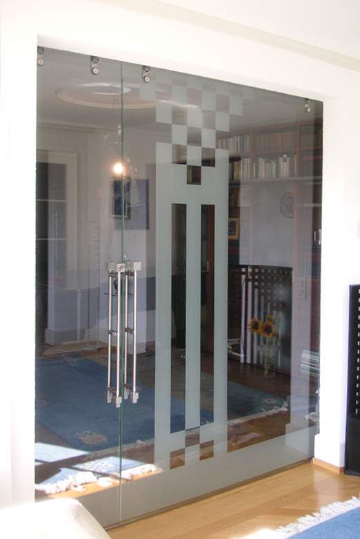 Glasschiebetür